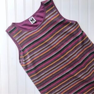 •Missoni• raspberry sparkle midi dress